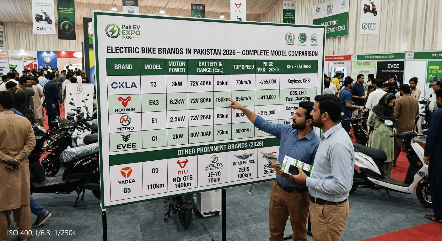 Electric Bike Brands in Pakistan 2026 – Complete Model Comparison