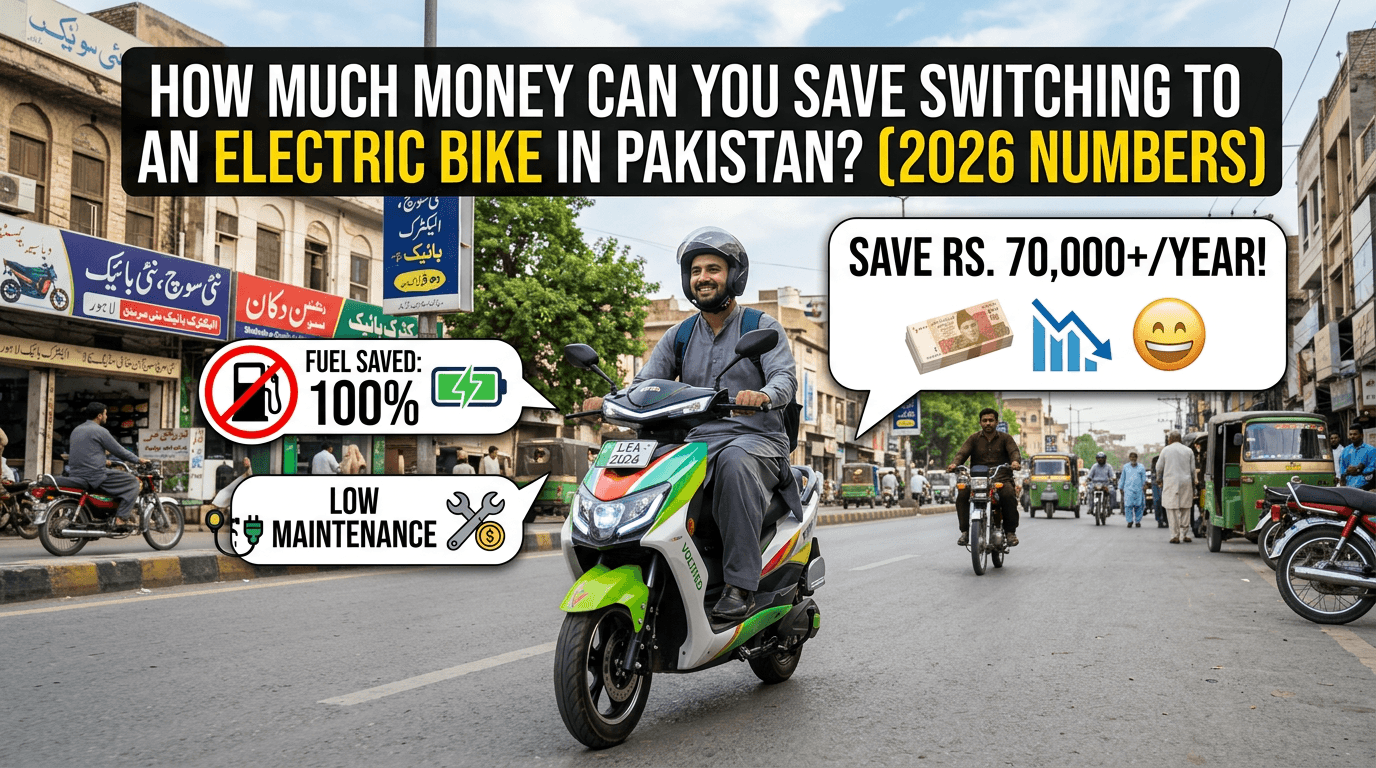 How Much Money Can You Save Switching to an Electric Bike in Pakistan? 2026 Numbers